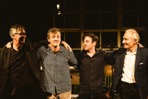 EM! UMELIEDER #2 mit Claude Meier, Ruedi Häusermann, Marco Käppeli und ihrem Gast Herwig Ursin 21.11.18 Fotos: Roland Bucher