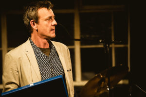 EM! UMELIEDER #2 mit Claude Meier, Ruedi Häusermann, Marco Käppeli und ihrem Gast Herwig Ursin 21.11.18 Fotos: Roland Bucher