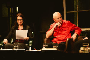 EM! WORTSCHATZ mit Miriam Japp, Rolf Lyssy & Dres Balmer, 07.11.18, Foto: Roland Bucher