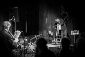 EM! UMELIEDER - Ruedi Häusermann, Marco Käppeli, Claude Meier & Philipp Läng, 27.02.19, Foto: Seraina Kurt