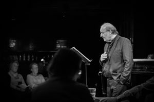 EM! GREYHOUND mit Christina Reburg, Ron Epstein & Walter Küng 03.04.19, Foto: Seraina Kurt