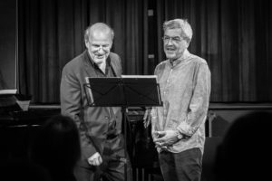 EM! GREYHOUND mit Christina Reburg, Ron Epstein & Walter Küng 03.04.19, Foto: Seraina Kurt