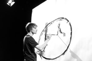 EM! UMELIEDER - Ruedi Häusermann, Marco Käppeli, Claude Meier & Lorenz Rieser, 01.05.19, Foto: Seraina Kurt